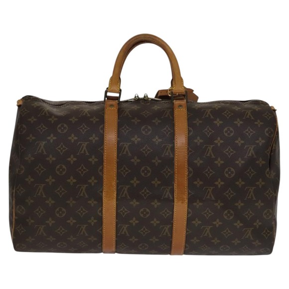 LOUIS VUITTON Monogram Keepall 50 Boston Bag M41426 LV Auth 111798 - Picture 2 of 16